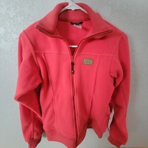 Helly Hansen Coral Pink Full-Zip Fleece Jacket